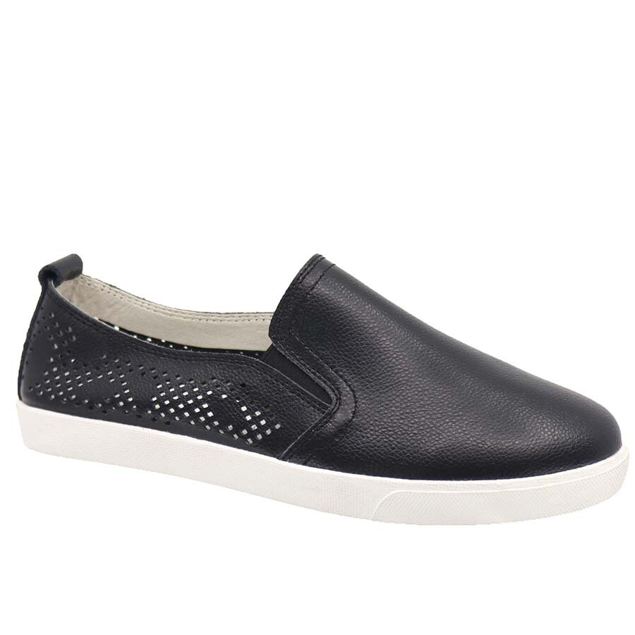 Taxi Sara Leather Shoe Black