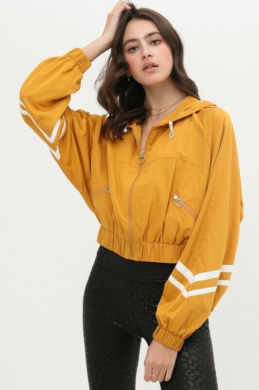 Cropped Bodice L/S Sleeve Mustard