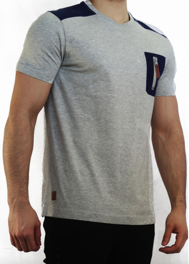 Grey T-Shirt S/S
