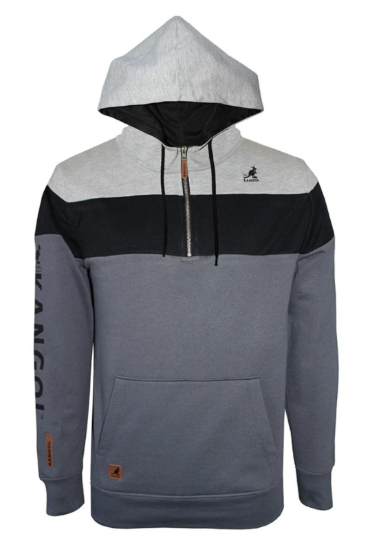 Grey Black Slate Hoody