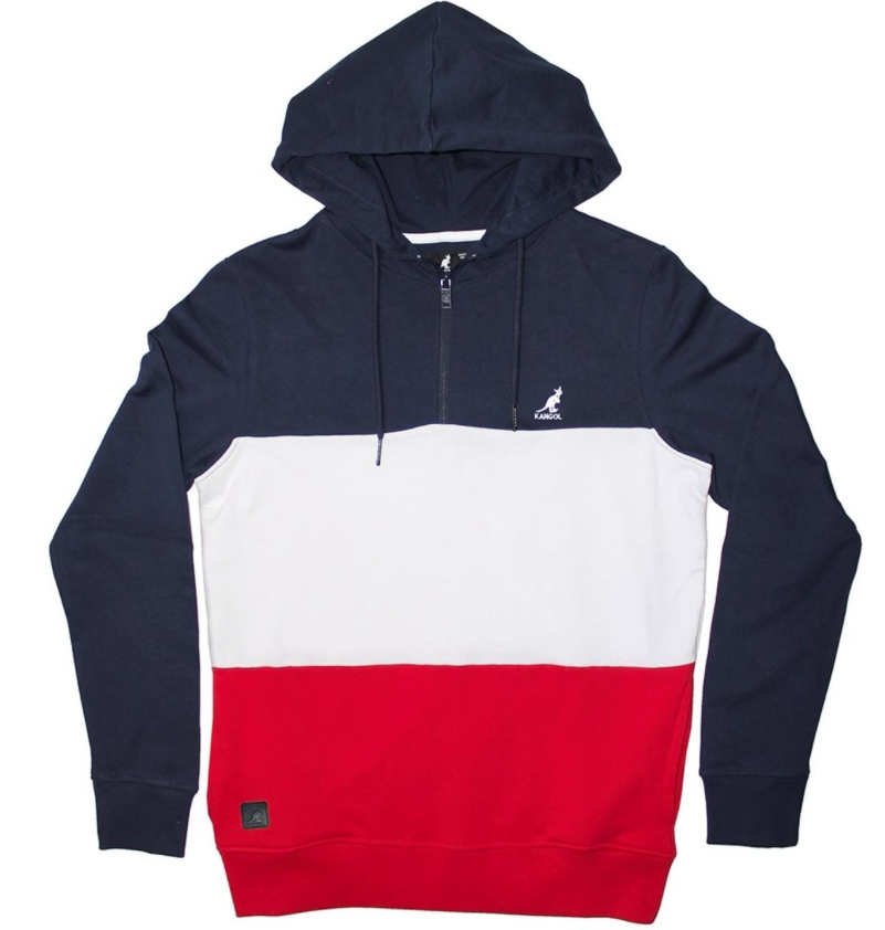 Navy Red White Hoodie