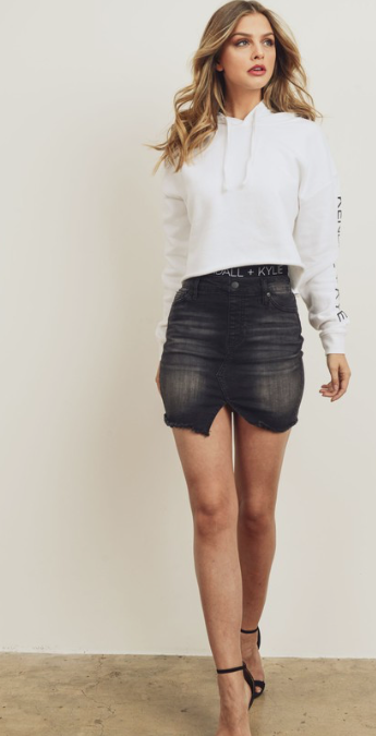 Kendall+Kylie Denim Skirt