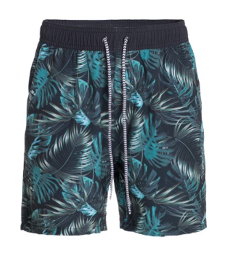 Men&#39;s Beach Shorts Black/Green