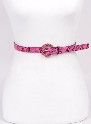 PB7503 Neon Fuchsia Belt