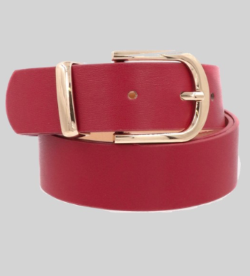 YT38453 Faux Red Belt