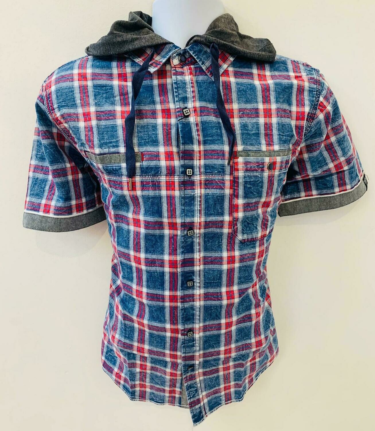 CB60-1476 Mens Shirt W/Hoodie