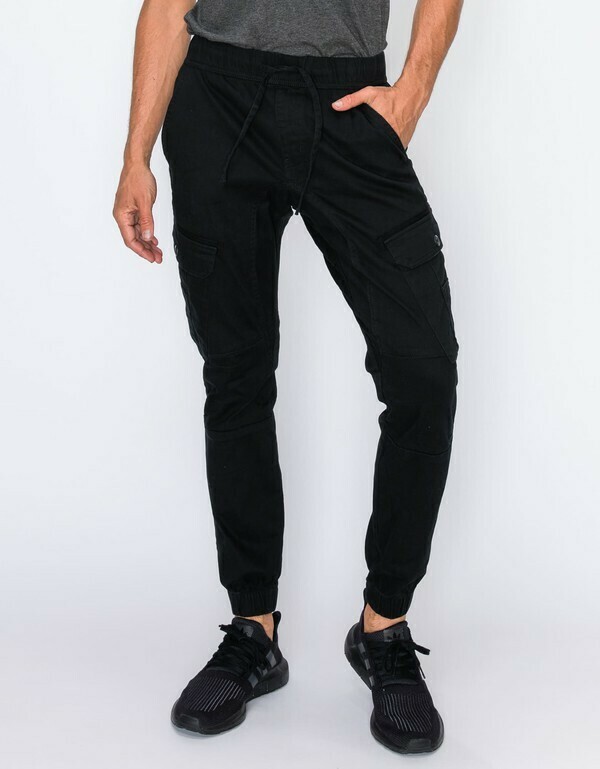 Cargo Joggers Black