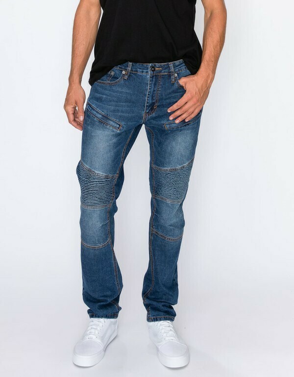 Inseam Moto Jeans Tsunami