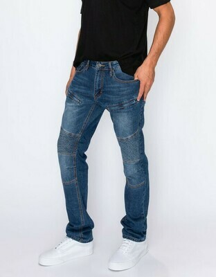 Inseam Moto Jeans Tsunami