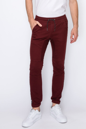 Twill Joggers Burgundy
