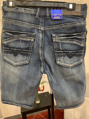 Men's Denim Shorts Blue