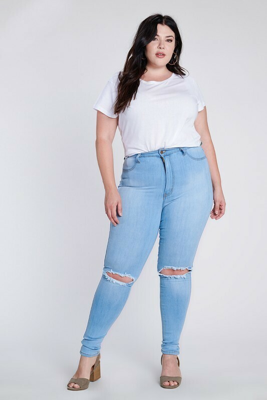 Plus Light Stone Jeans