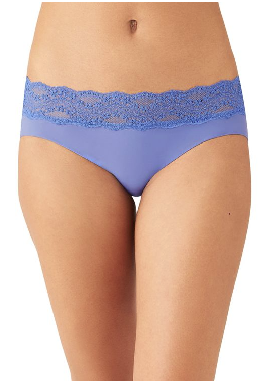 8267 Lace Detailing Bare Hipster Blue