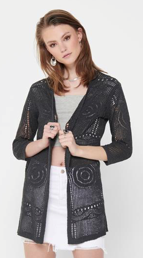 Kofi Kimono KNT Denim Asphalt
