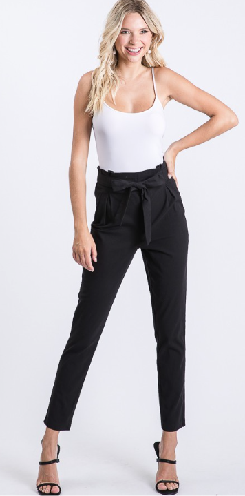 Crepe Pants - Black