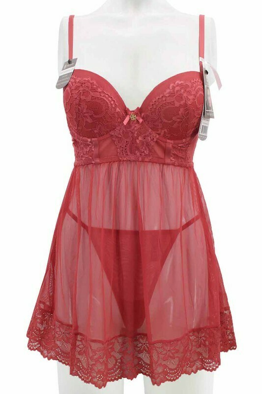 Lace Ham Babydoll Amber
