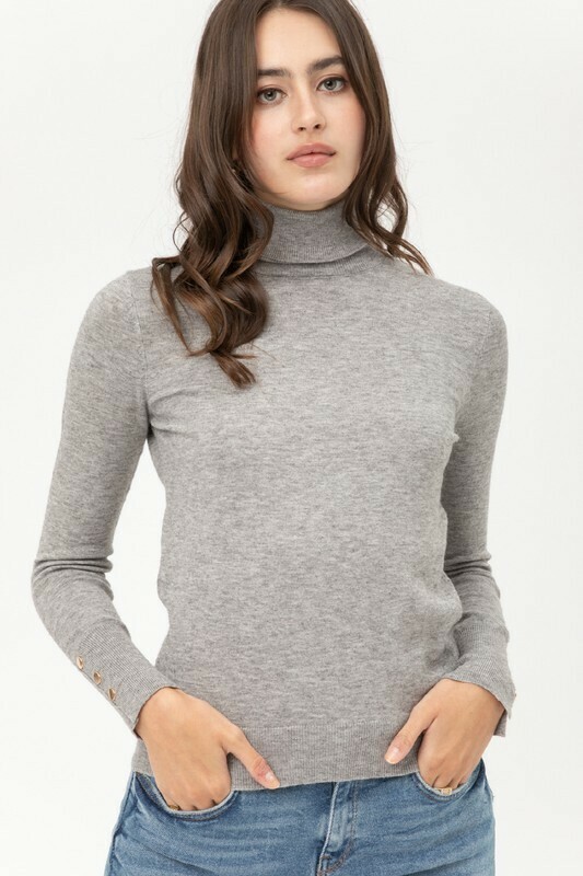 L/S Turtleneck  H.Grey