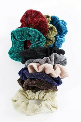 Assorted Poly/Nylon/Cotton Scrunchies