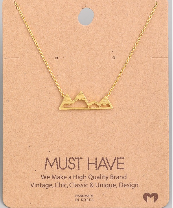 ENE0459 Necklace Gold
