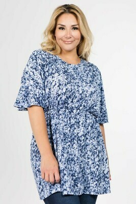 Flow Flattering Tunic Navy