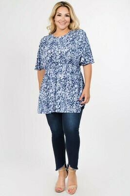 Flow Flattering Tunic Navy