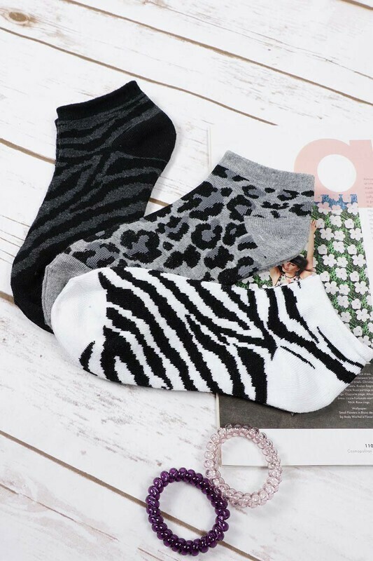 Fun Ankle Socks 3pk