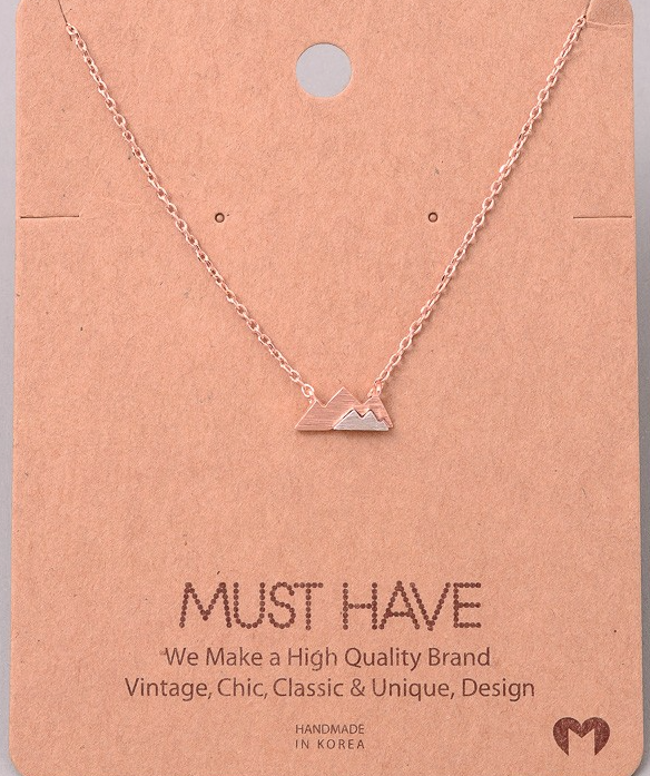 N0338 Necklace Rosegold