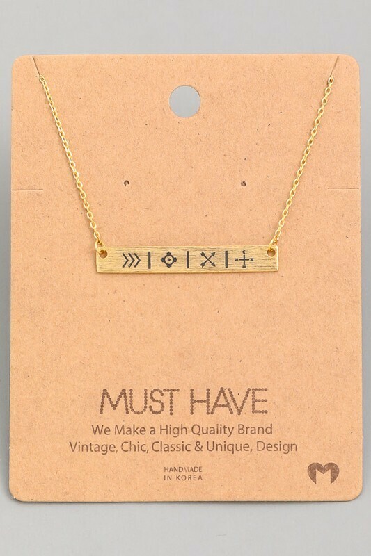 N1072 Necklace Gold