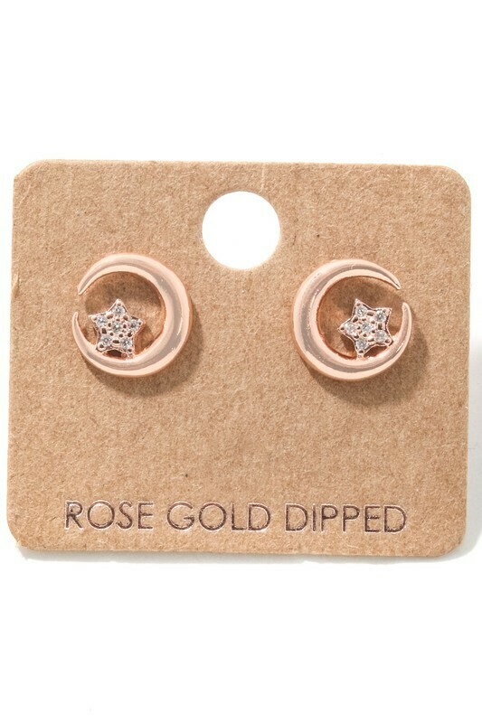KE4106 Earrings Rosegold