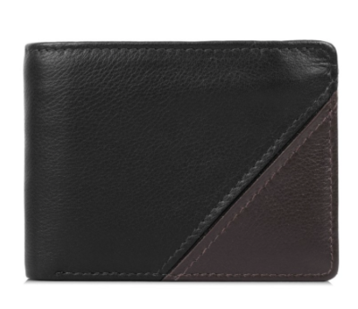 RFID Men&#39;s Leather Wallet 28125black