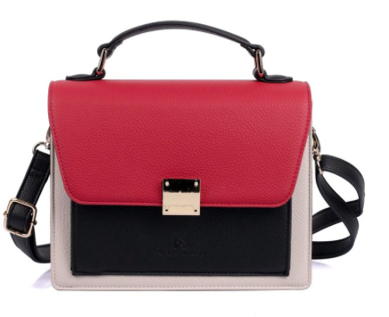 Women&#39;s Crossbody Bag Red 70303-3tone