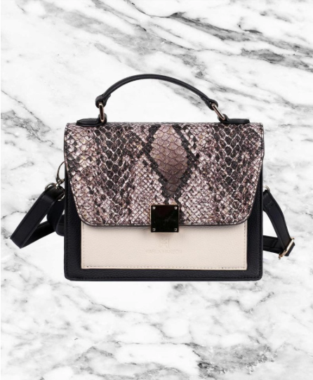 Women&#39;s Crossbody Bag Python 70303-3tone