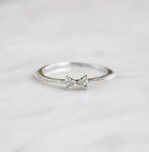 Bow Ring Silver 5.5