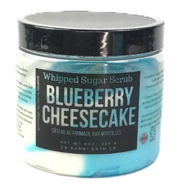 Blueberry Cheesecake Whipped Sugar Scrub