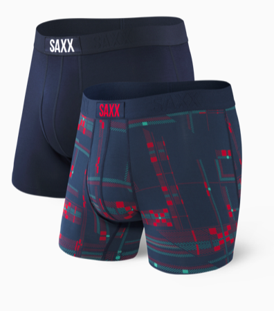 SXPP2U Navy/Pulled Plaid