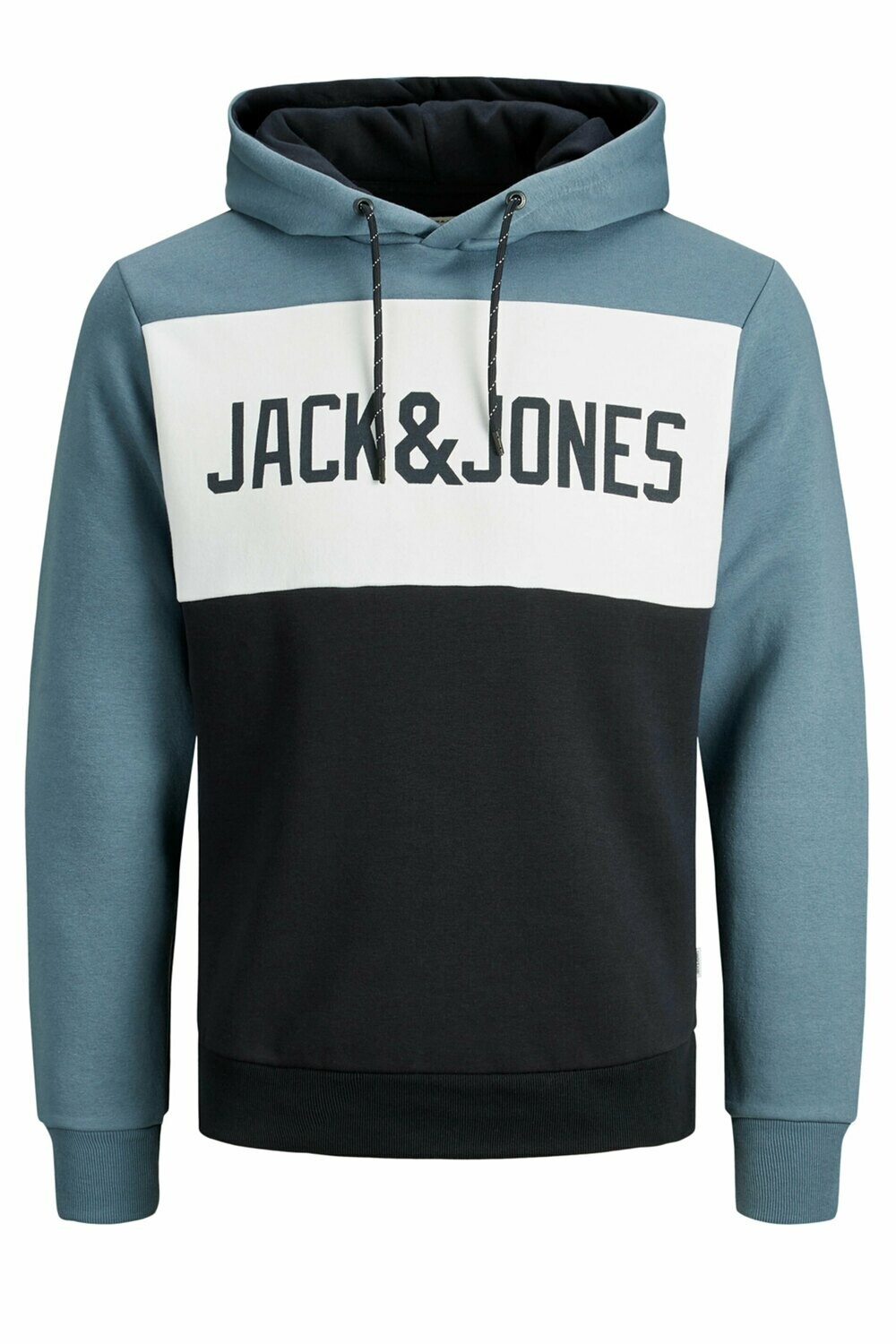 Logo Blocking Sweater Blue White