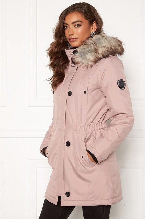 Winter Fur Parka Rose Dust