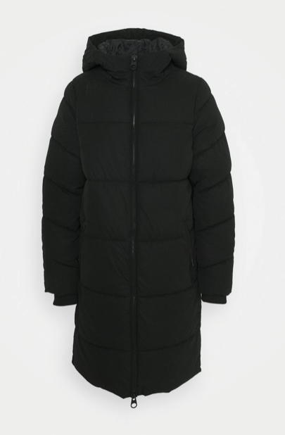 Sienna Long Puffer Coat Black