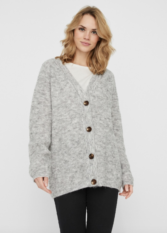Daisy LS Button LGM Cardigan