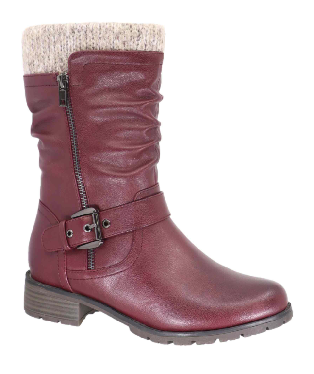 Taxi Amber-8T-WF Burgundy