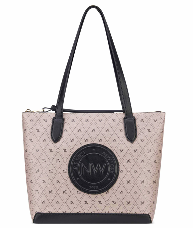 Huntington Tote PVC OW Mushroom Logo
