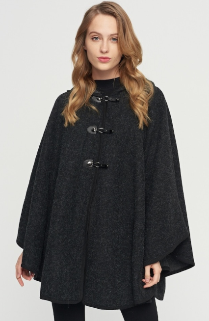 CT200-13 Poncho Black