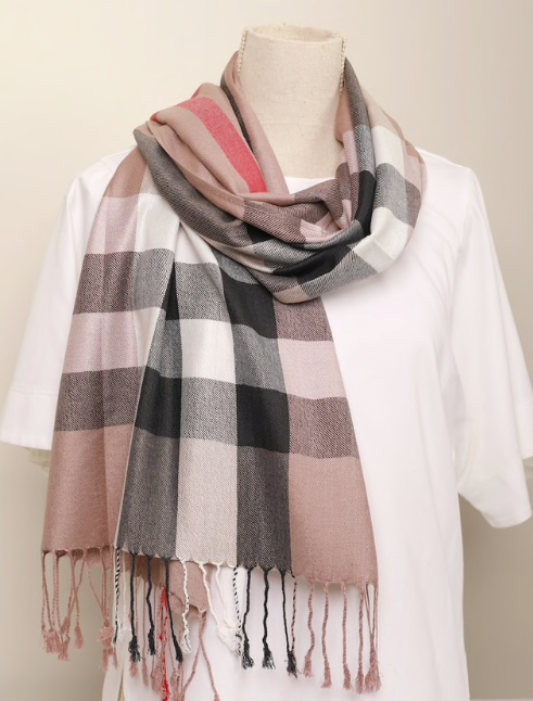 SF001-343 Winter Scarf Taupe