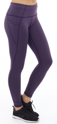 Full Length Yoga Pants Plum