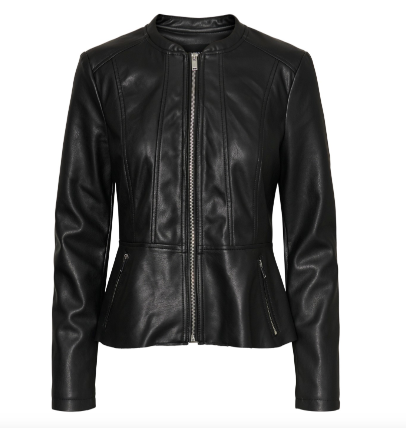 Butteralba Short Coated Jacket Black