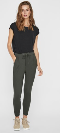 Loose String Soft Pants Black