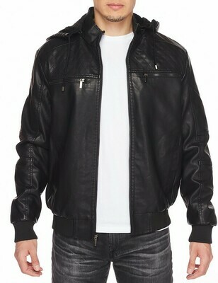 Men Faux Leather Jacket