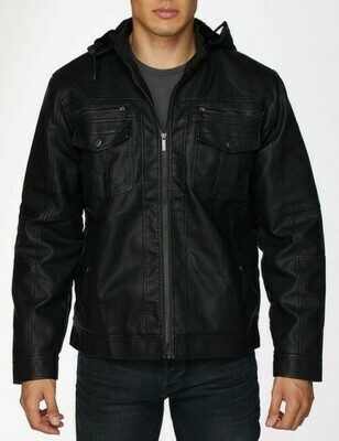 Men's Dyed Nylon Jacket Black