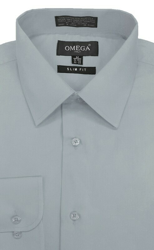 Men's Light Grey Dress Shirts