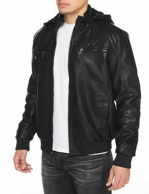 Men Faux Leather Jacket